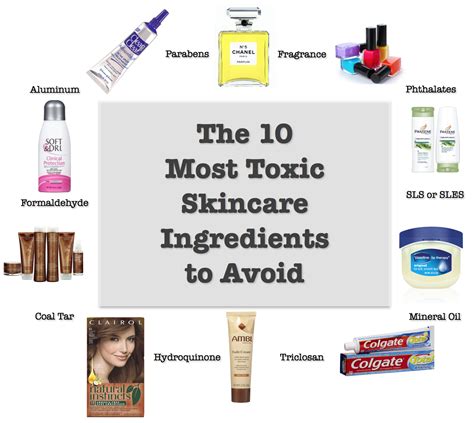 dangerous cosmetics list