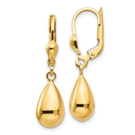 Dangle Leverback Earrings