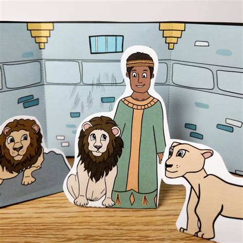 Daniel in the lions den bible craft Bible Study Ideas for Kids