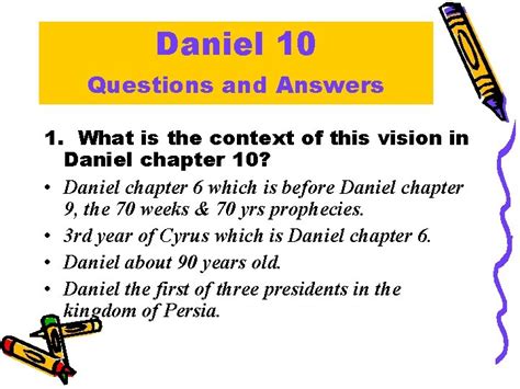 Daniel Chapter 10 Questions And Answers groovemoms