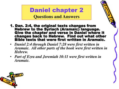 40+ Daniel Chapter 2 Questions And Answers YnessNefeli