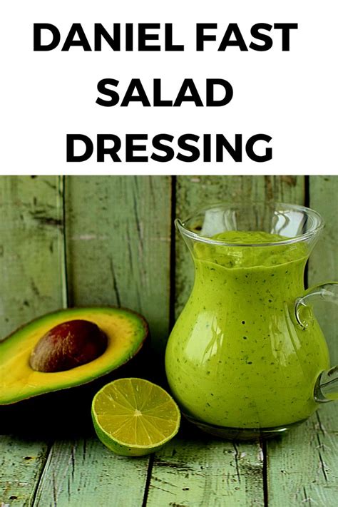 Daniel Fast Approved Salad Dressing