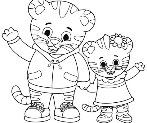 Daniel Tiger Coloring Printables