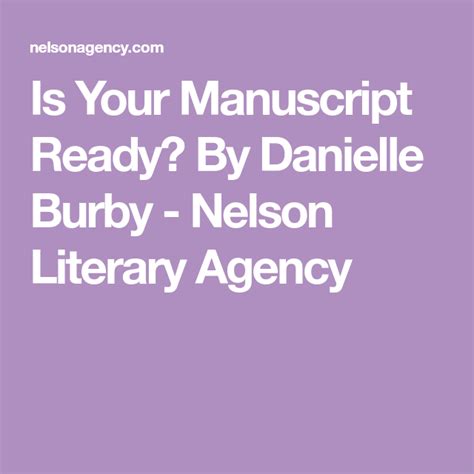 danielle burby nelson literary agency