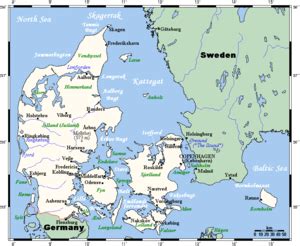 Map of Denmark and geographical facts, Where Denmark is on the world