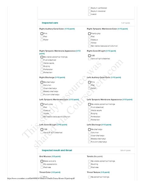 danny rivera shadow health objective data