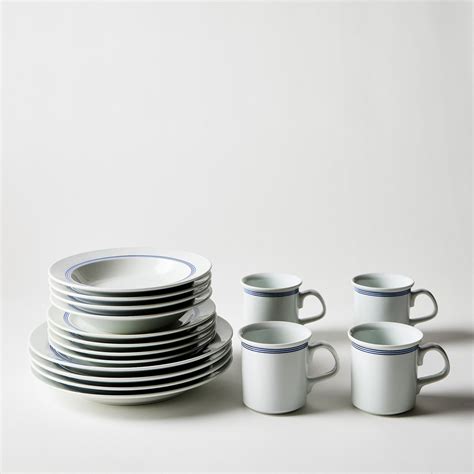 dansk cafe blanc 16 piece dinnerware set