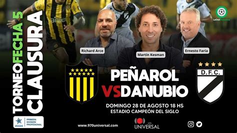 danubio vs penarol youtube