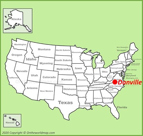 Danville Usa Google Map