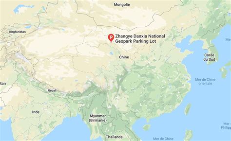 Zhangye Danxia et le Désert de Badain Jaran Ciel Chine