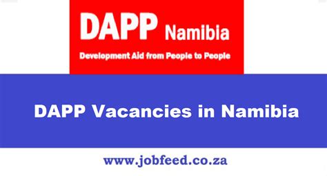 dapp namibia vacancies 2023