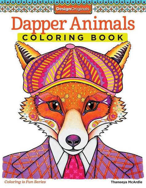 Dapper Animals Coloring Book Pages