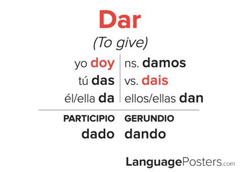 dar meaning spanish origin