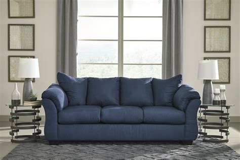 Review Of Darcy Blue Sofa And Loveseat For Small Space
