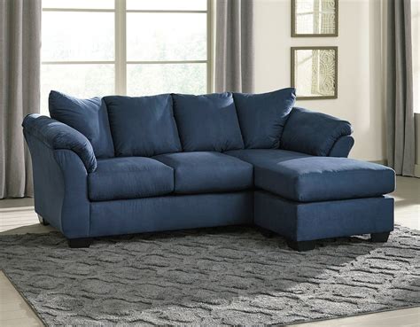 Incredible Darcy Blue Sofa Chaise 2023