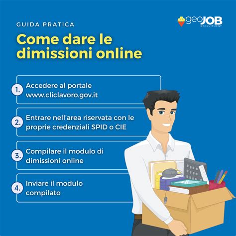 dare le dimissioni online senza spid