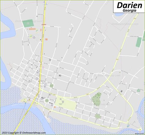 Darien Georgia On Map