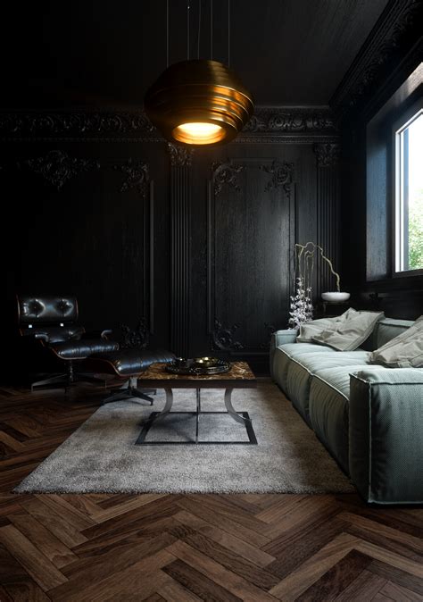 37 dark and moody living room decorating ideas dark