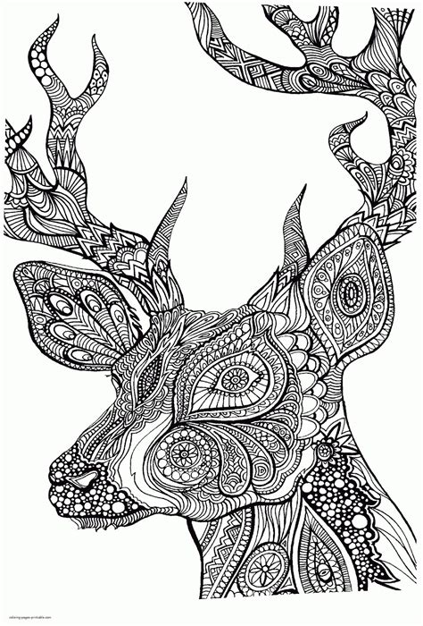 dark animal adult coloring pages