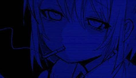 Blue pfp | Blue anime, Blue aesthetic dark, Aesthetic anime
