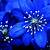 dark blue flowers wallpaper