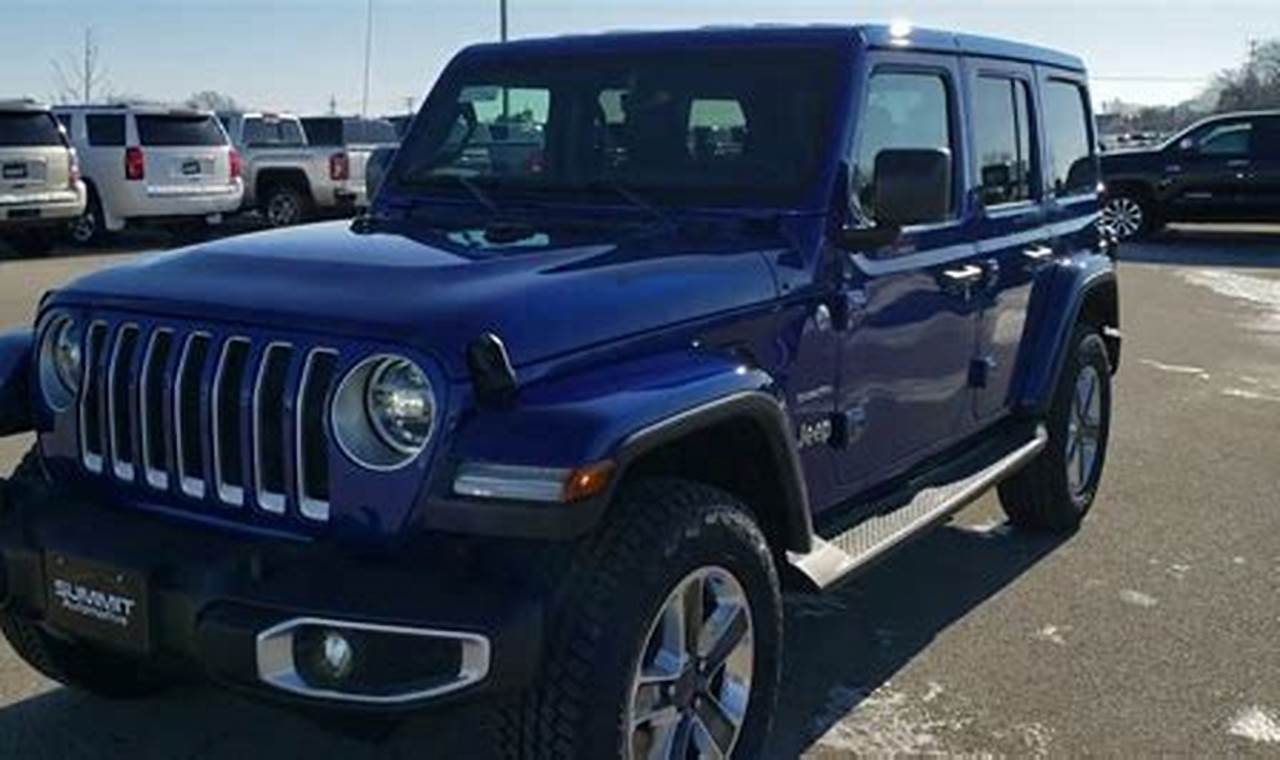 dark blue jeep for sale