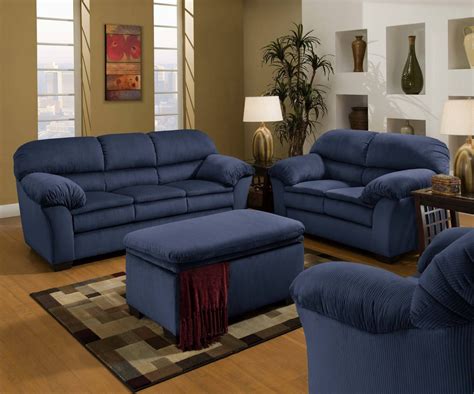 Popular Dark Blue Sofa Set Best References