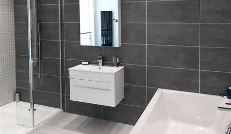 Makeover Glamorous grey bathroom Ideal Home