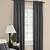 dark gray curtains for living room
