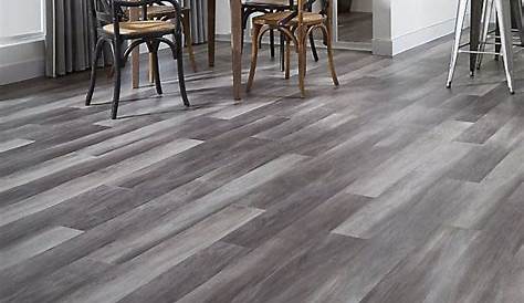 Dark grey Natural stone effect Waterproof Luxury vinyl click flooring