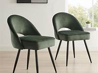 Duhome Dining Chair Mid Century Set of 2 Vanity Upholstered Small