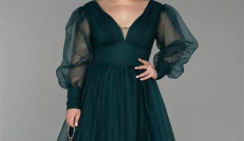 Dark Green Formal Dress Plus Size Most Elegant Bridesmaid es Attire