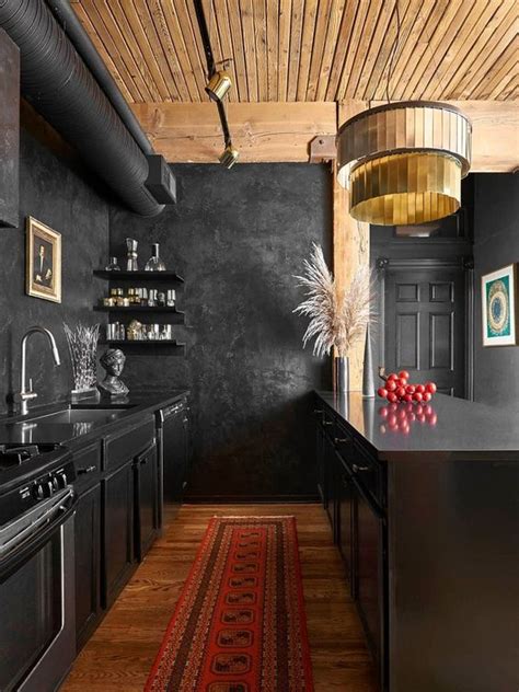 22+ stunning elegant black kitchen island ideas classy home kitchens