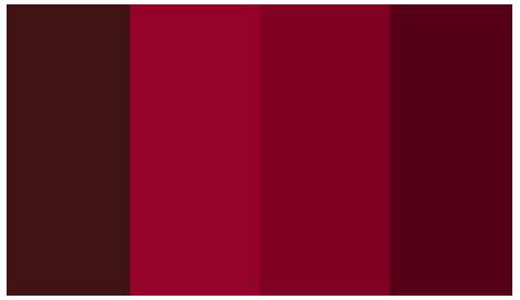 Shades of Maroon Color Palette Maroon color palette