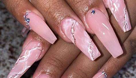 UPDATED 40+ Bubbly Pink Acrylic Nails for 2020 (August 2020)