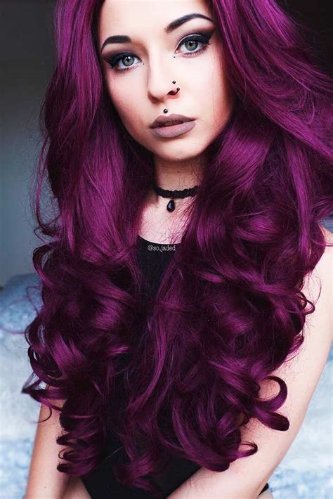 Xlauraah Redpurplehair Red purple hair Red purple hair, Hair styles