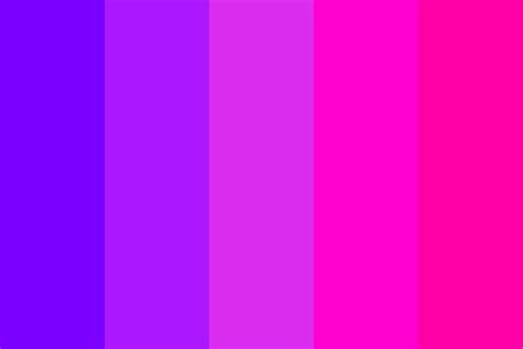 dark and bright pink and purple color palette