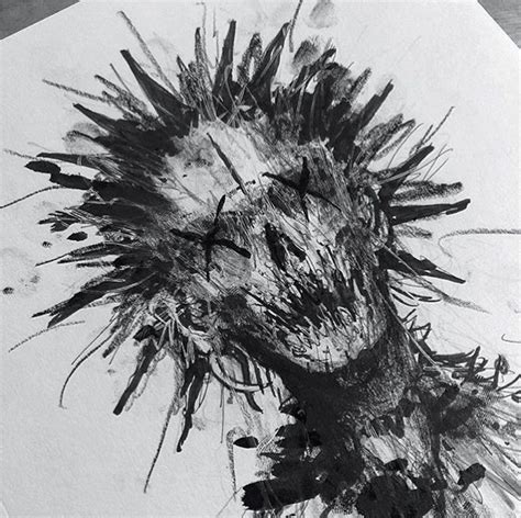 Dark Art Ink Drawing