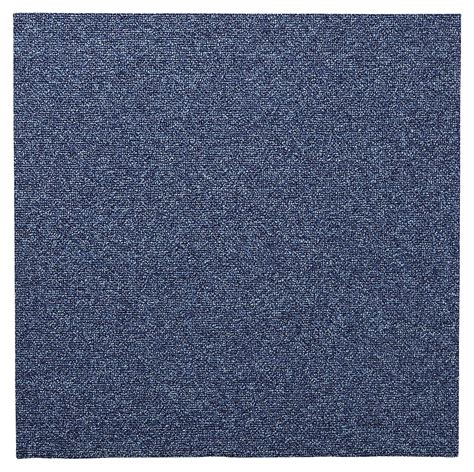 Dark Blue Loop Carpet Tiles