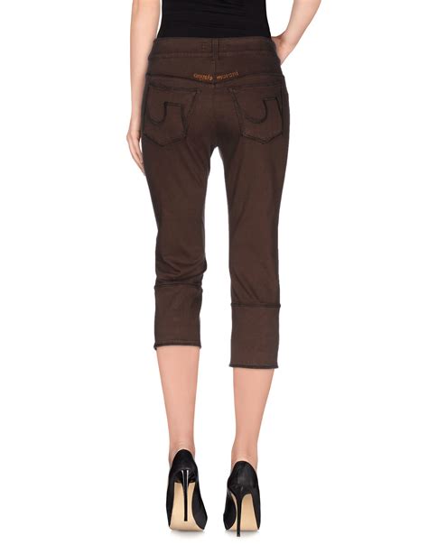 dark brown capris for women