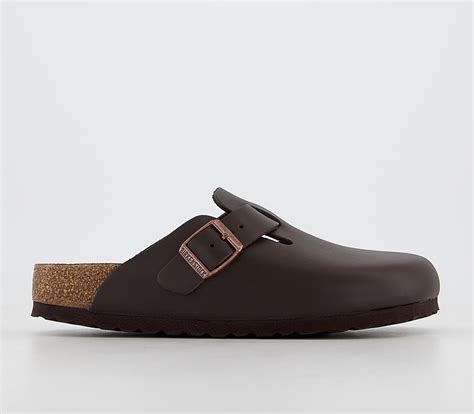 dark brown clogs