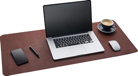 Dark Brown Desk Mat