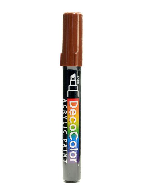 Dark Brown Permanent Marker For Plastic