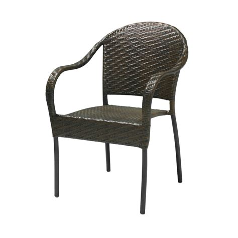 dark brown wicker patio chairs