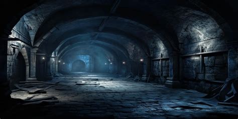 dark cellar corridor