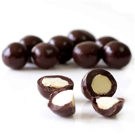 Dark Chocolate Coated Macadamia Nuts