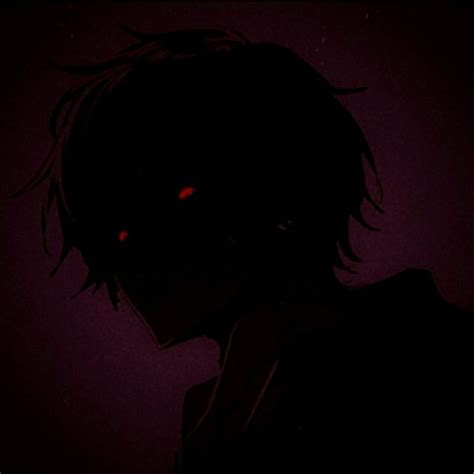 Dark Evil Anime Guy Pfp