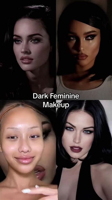 Dark Feminine Makeup Looks Tutorial