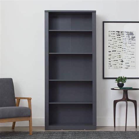 Dark Gray Bookcases