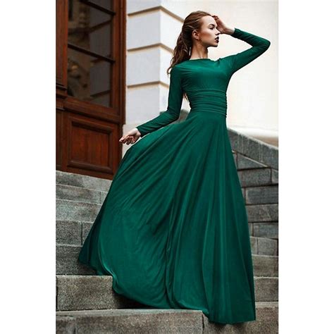Stylishly Sophisticated: Embrace Elegance with a Dark Green Dress - The Ultimate Choice for Your Next Event